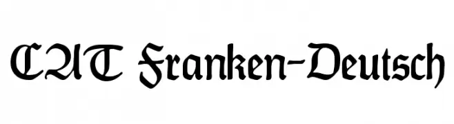 CAT Franken-Deutsch  baixar fontes gratis