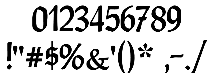 CAT Franken-Deutsch Font OTHER CHARS