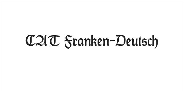 CAT Franken-Deutsch Logo