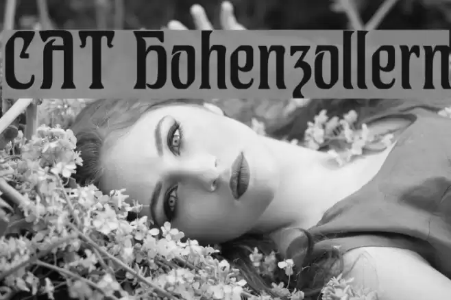 CAT Hohenzollern Font examples