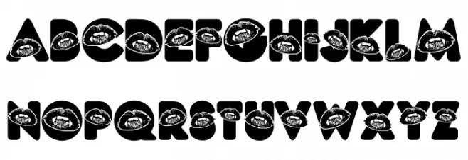 CAT PEOPLE PERSONAL USE Bold Font Litere mari