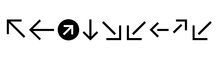 CAT Pfeile  Free Fonts Download