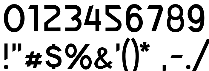 CAT Robertson Font OTHER CHARS
