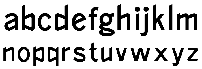 CAT Robertson Font LOWERCASE