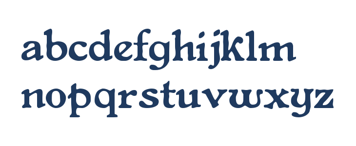 CATAltenglisch Lowercase