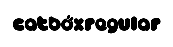 CATBÖXRegular  font caratteri gratis