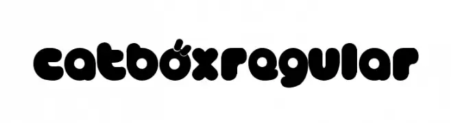 CATBÖXRegular  les polices de caractères gratuit tlcharger