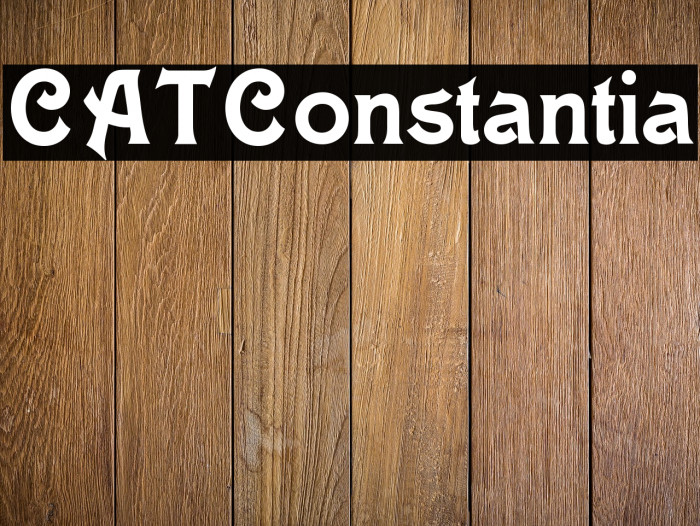 CATConstantia Example 1