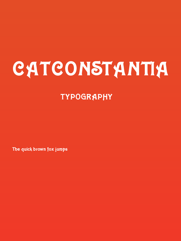 CATConstantia Poster