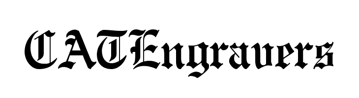 CATEngravers Font