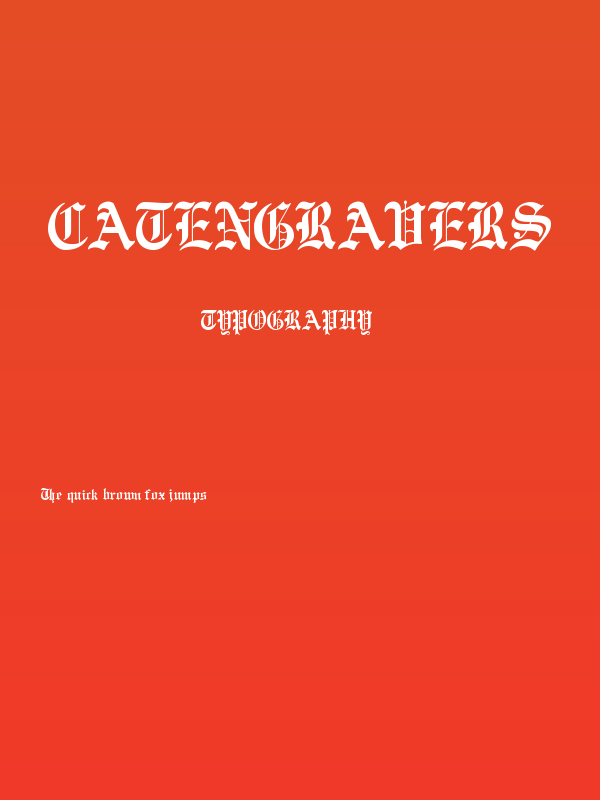CATEngravers Poster