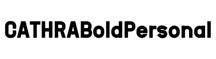 CATHRA Bold Personal  Frei Schriftart Herunterladen