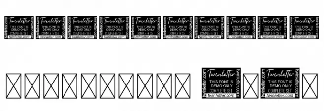 CATHRA Bold Personal Font OTHER CHARS