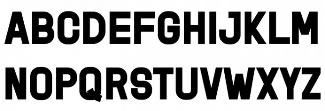 CATHRA Bold Personal Шрифта ВЕРХНИЙ