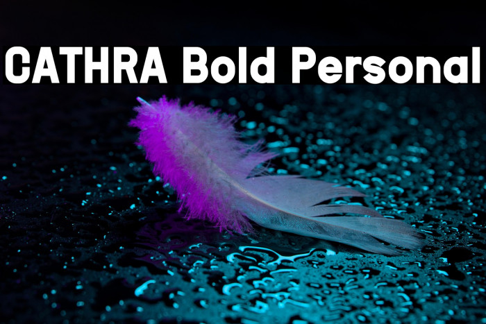 CATHRA Bold Personal Example 1