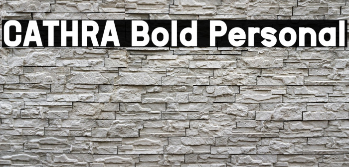 CATHRA Bold Personal Example 2