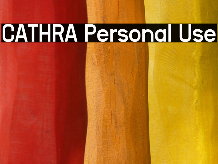 CATHRA Personal Use Example 3