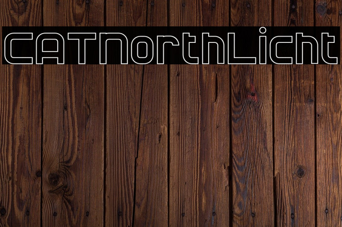 CATNorthLicht Font examples