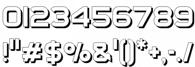 CATNorthShadow Font OTHER CHARS