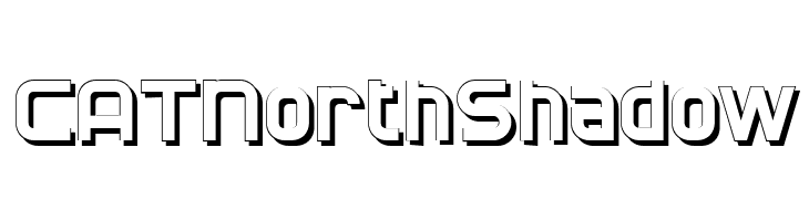 CATNorthShadow  フリーフォントのダウンロード
