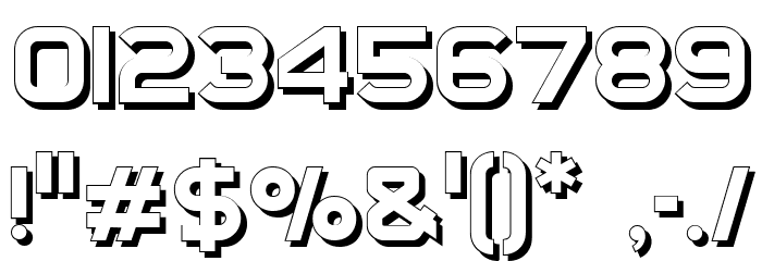 CATNorthShadow Font OTHER CHARS