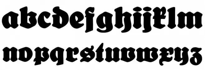 CATProfessorKrauseFraktur-Bold Schriftart Kleinbuchstaben