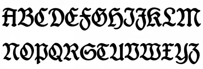 CATProfessorKrauseFraktur Schriftart Groß