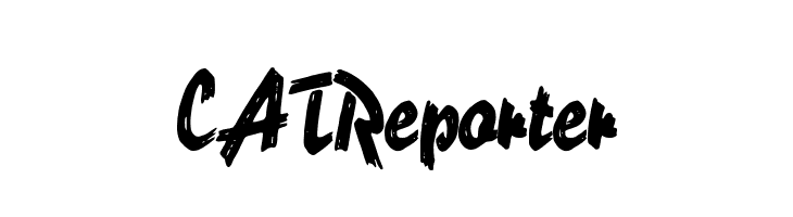 CATReporter  Frei Schriftart Herunterladen
