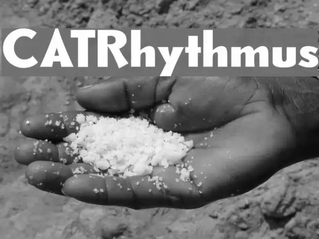 CATRhythmus Font examples