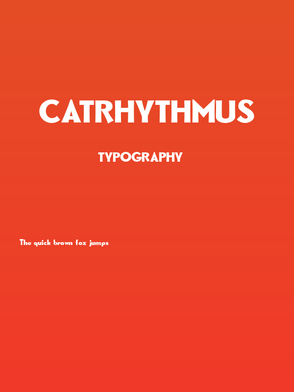 CATRhythmus Poster