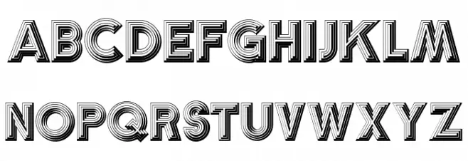 CATStack Schriftart Kleinbuchstaben
