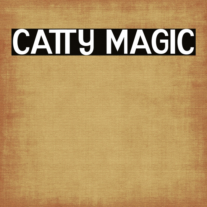 CATTY MAGIC Font examples