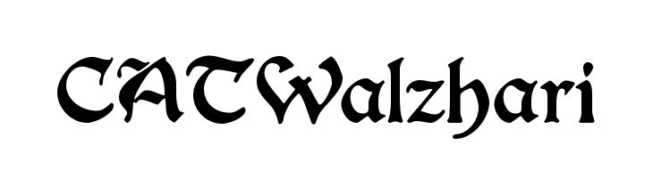CATWalzhari  免费字体下载