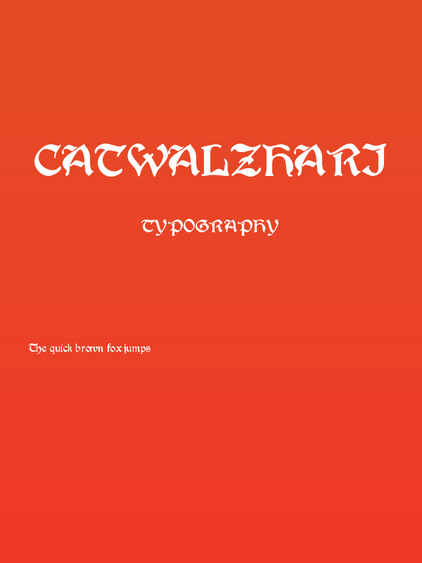 CATWalzhari Poster