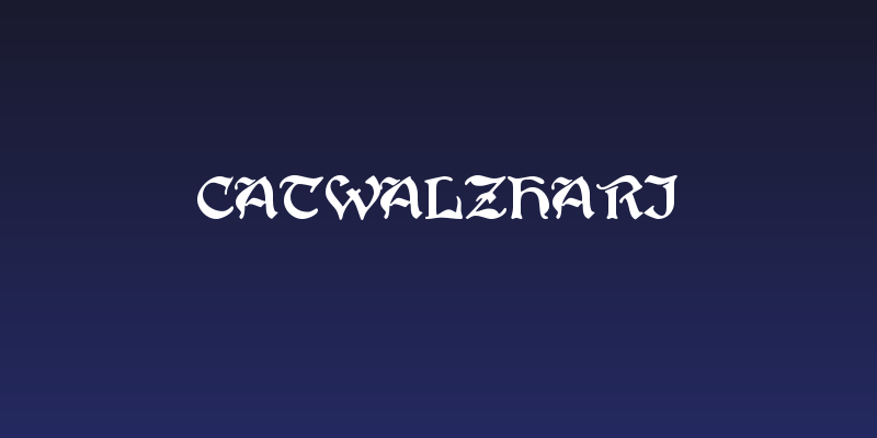CATWalzhari Social Header