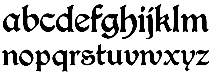 CATWalzhari Font LOWERCASE