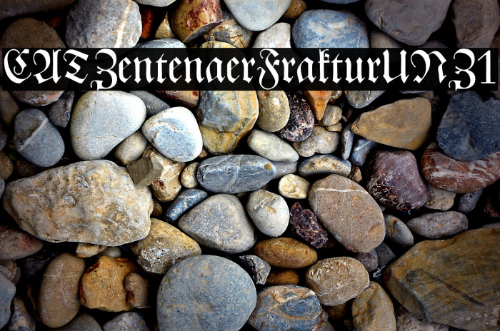 CATZentenaerFrakturUNZ1 Example 1