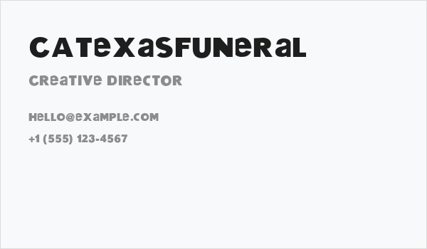CATexasFuneral Business Card