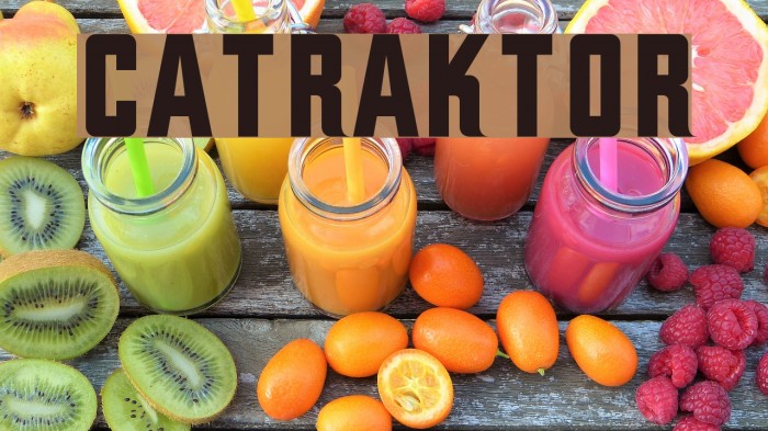 CATraktor Font examples