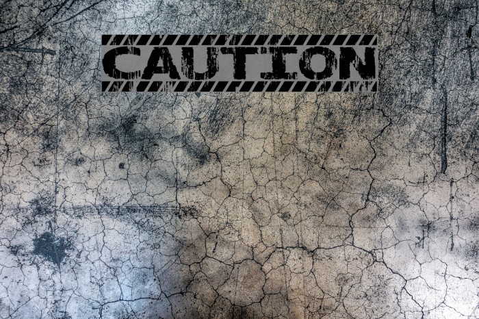 CAUTION Font examples