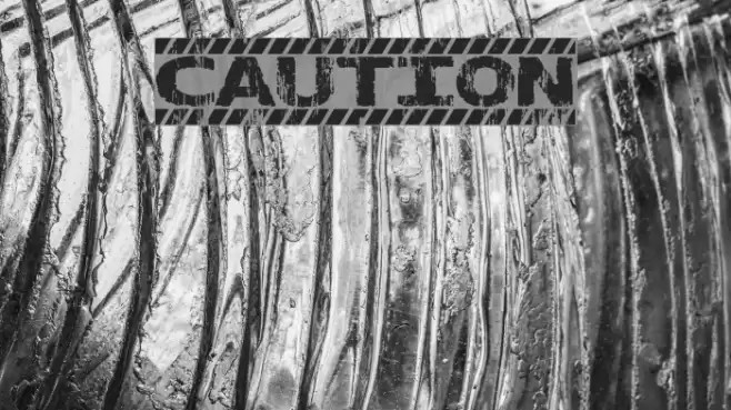 CAUTION Font examples