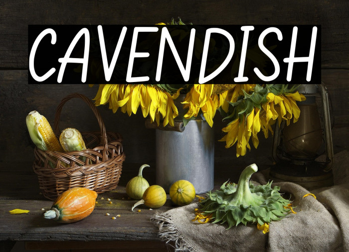 CAVENDISH Example 3