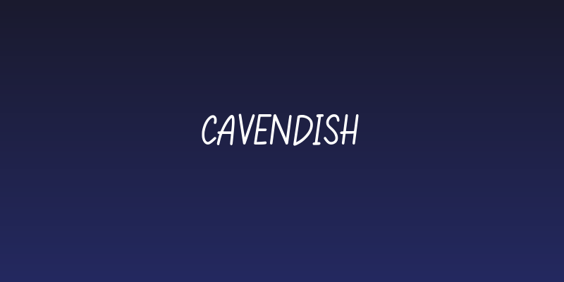 CAVENDISH Social Header