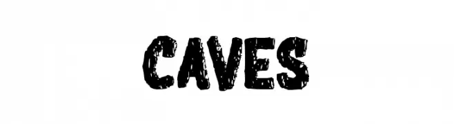 CAVES  Frei Schriftart Herunterladen