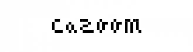 CaZOOM  フリーフォントのダウンロード