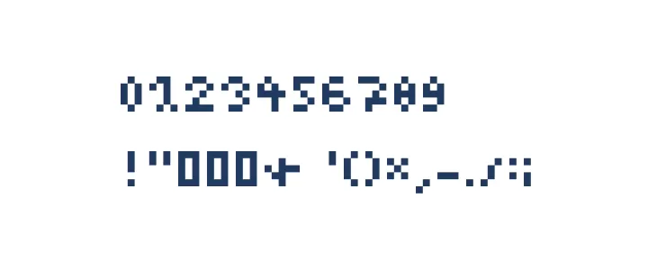 CaZOOM Font OTHER CHARS