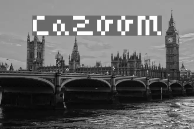 CaZOOM Font examples