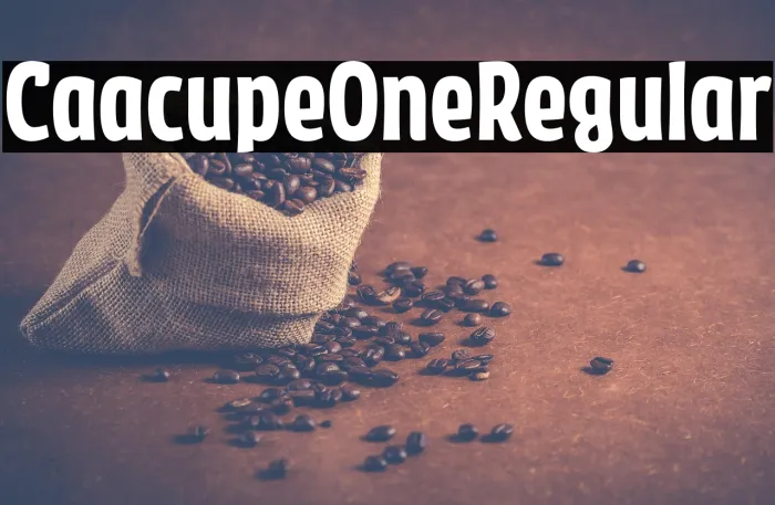 Caacupe One Regular Example 2