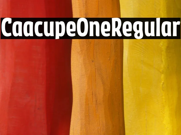 Caacupe One Regular Example 3