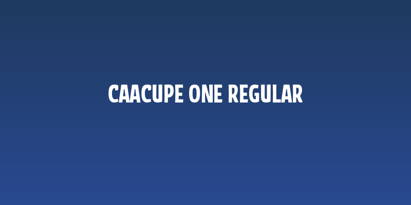 Caacupe One Regular Social Header